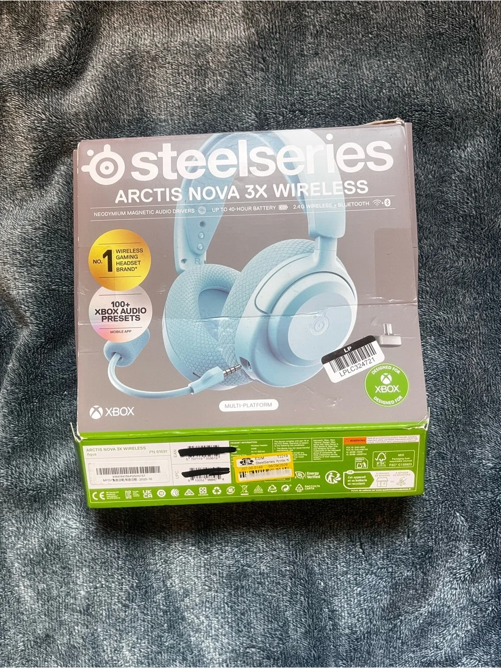 SteelSeries Arctis Nova 3X Wireless Gaming Headset — Light Blue